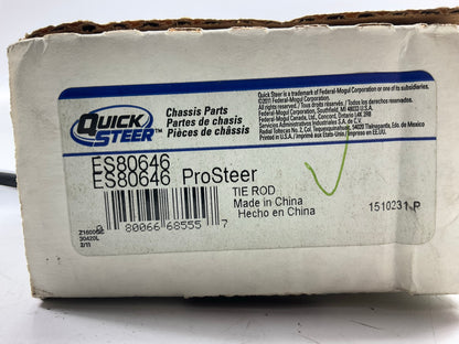(2) Quick Steer ES80646 Front Inner Steering Tie Rod End