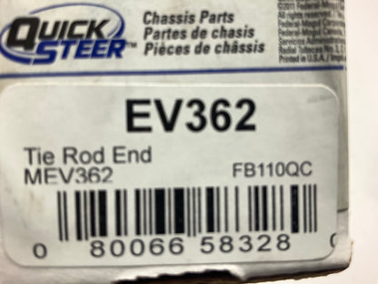 (2) Quick Steer EV362 Steering Tie Rod End - Front Inner