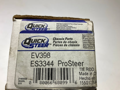 (8) Quick Steer EV398 Steering Tie Rod End