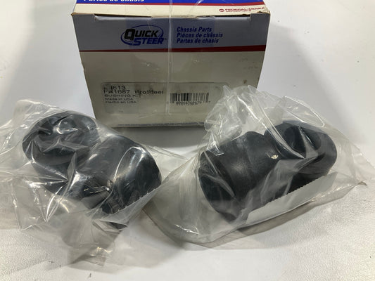 (2) Quick Steer FA1687 Suspension Suspension Strut Rod Bushing