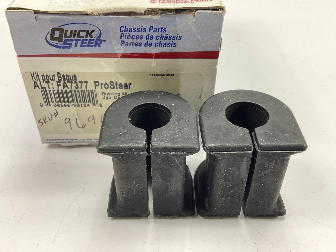 Quick Steer FA7377 Suspension Stabilizer Sway Bar Bushing Kit - Front