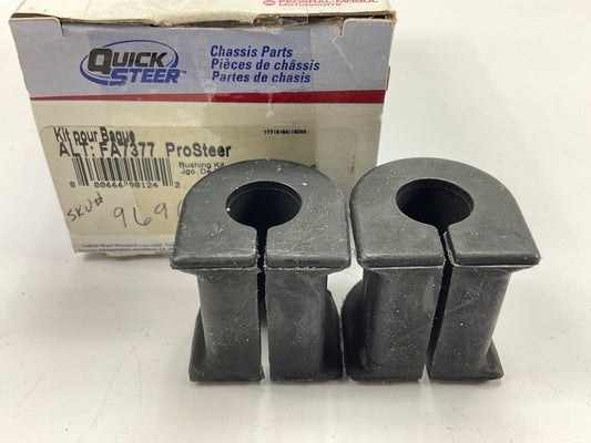Quick Steer FA7377 Suspension Stabilizer Sway Bar Bushing Kit - Front