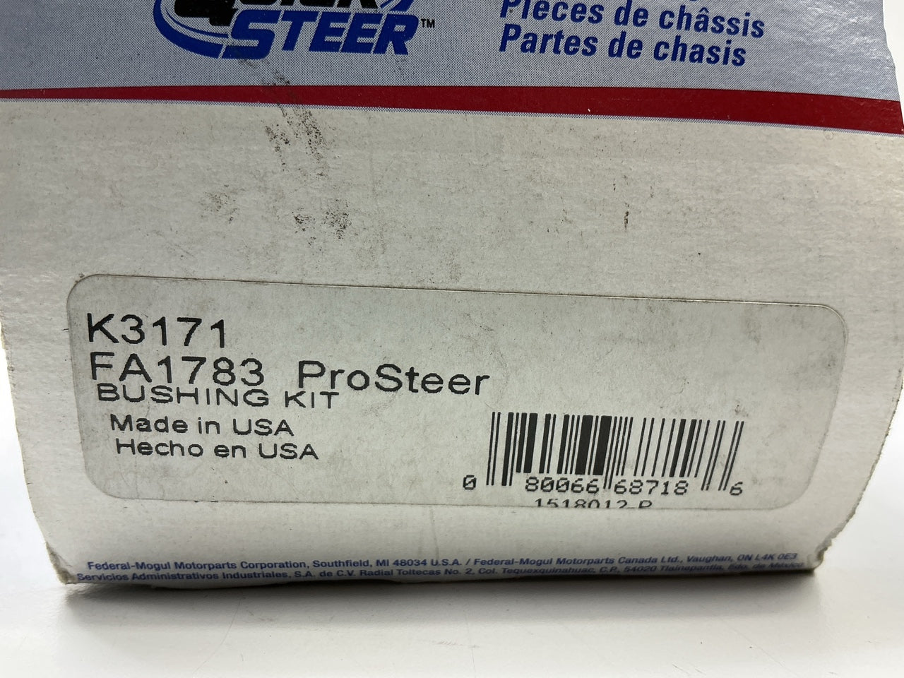 Quick Steer K3171 Front Suspension Stabilizer Bar Bushing Kit