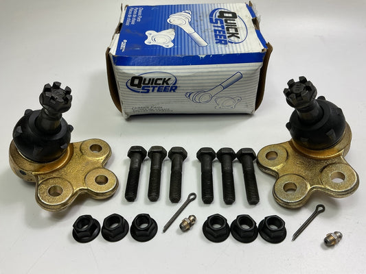 (2) Quick Steer K5333 Front Lower Suspension Ball Joint