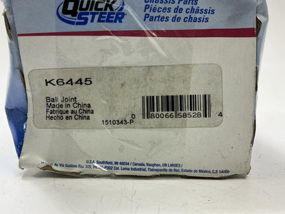 (2) Quick Steer K6445 Front Lower Suspension Ball Joint