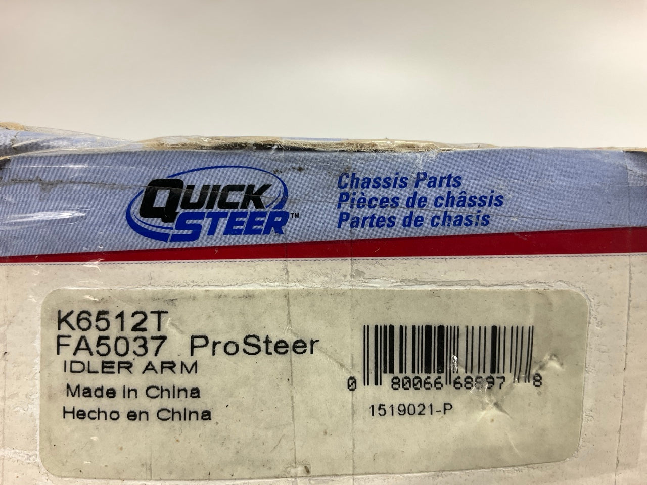 Quick Steer K6512T Steering Idler Arm