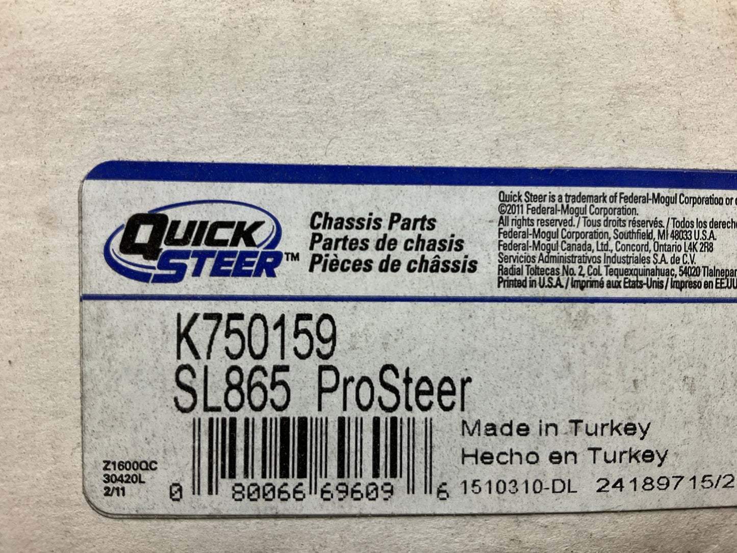 Quick Steer K750159 Front Suspension Stabilizer Sway Bar Link