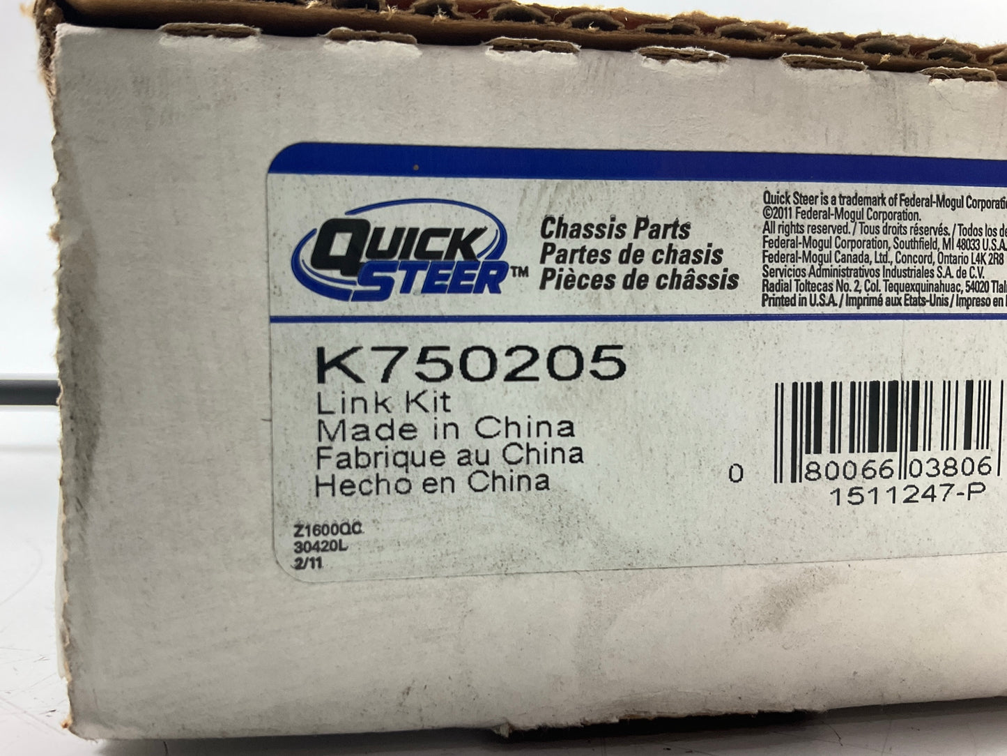 Quick Steer K750205 Front Right Suspension Stabilizer Sway Bar Link Kit