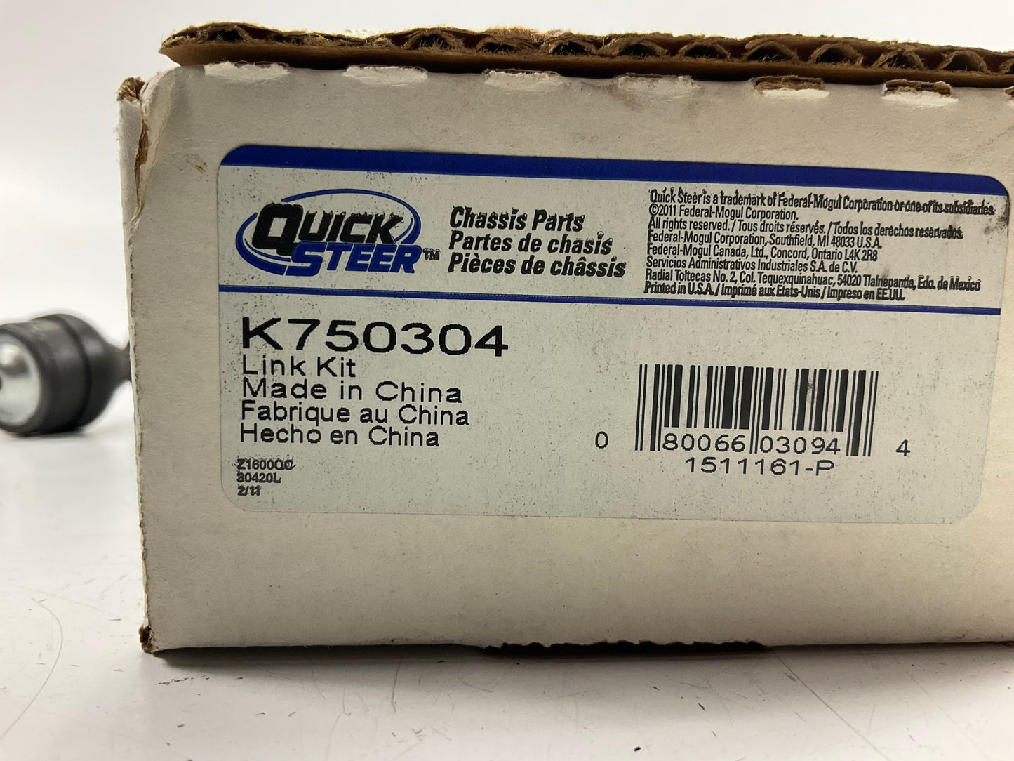 (2) Quick Steer K750304 Front Suspension Stabilizer Sway Bar Link Kit
