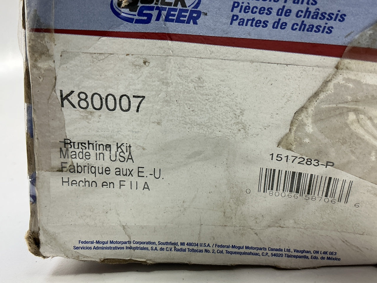Quick Steer K80007 Radius Arm Bushing Kit