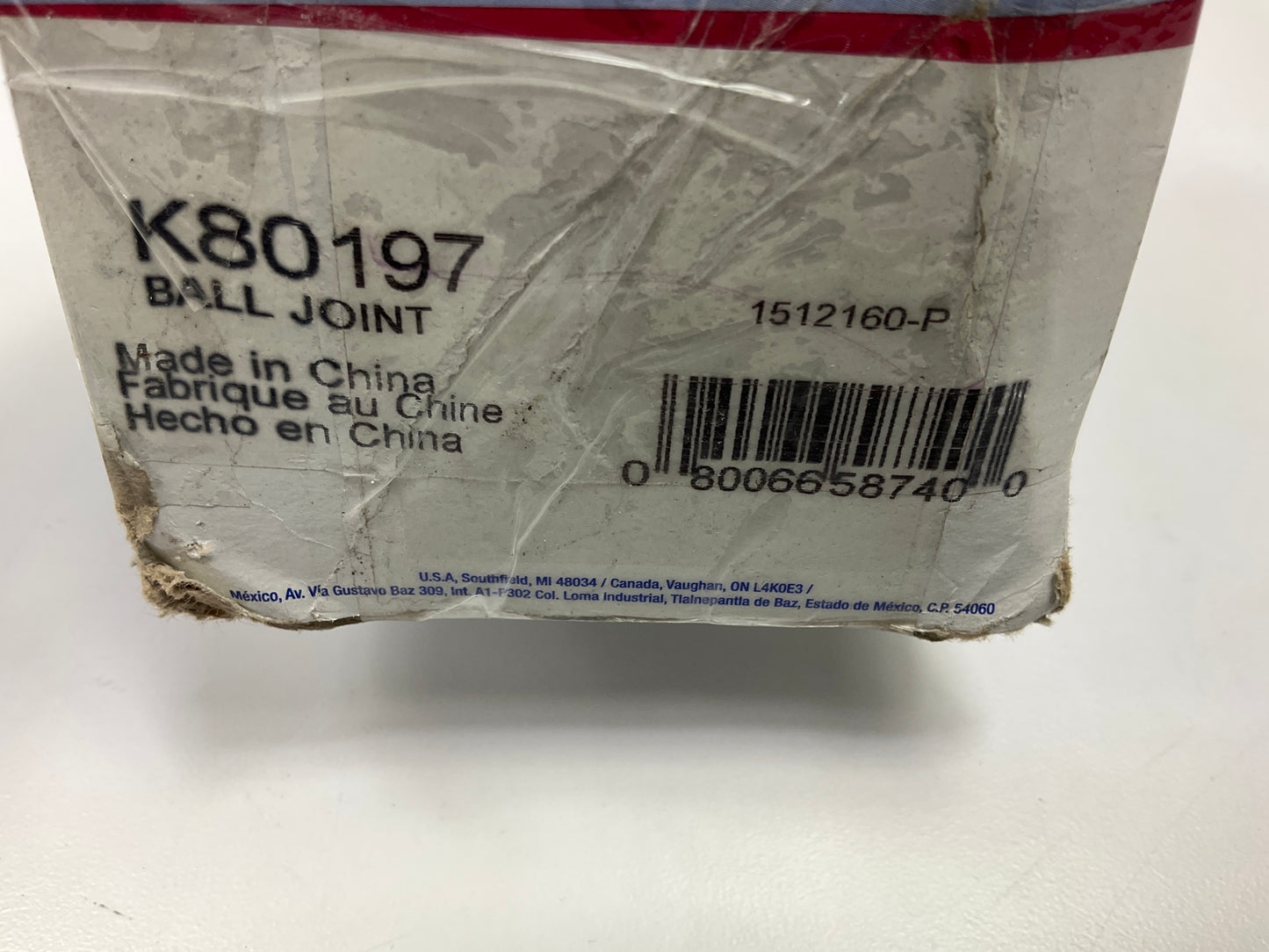 Quick Steer K80197 Suspension Ball Joint, Front Lower