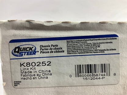 Quick Steer K80252 Front Suspension Stabilizer Sway Bar Link Kit