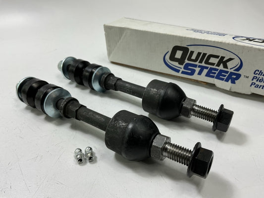 (2) Quick Steer K80337 Front Suspension Stabilizer Sway Bar Link Kit - 2WD