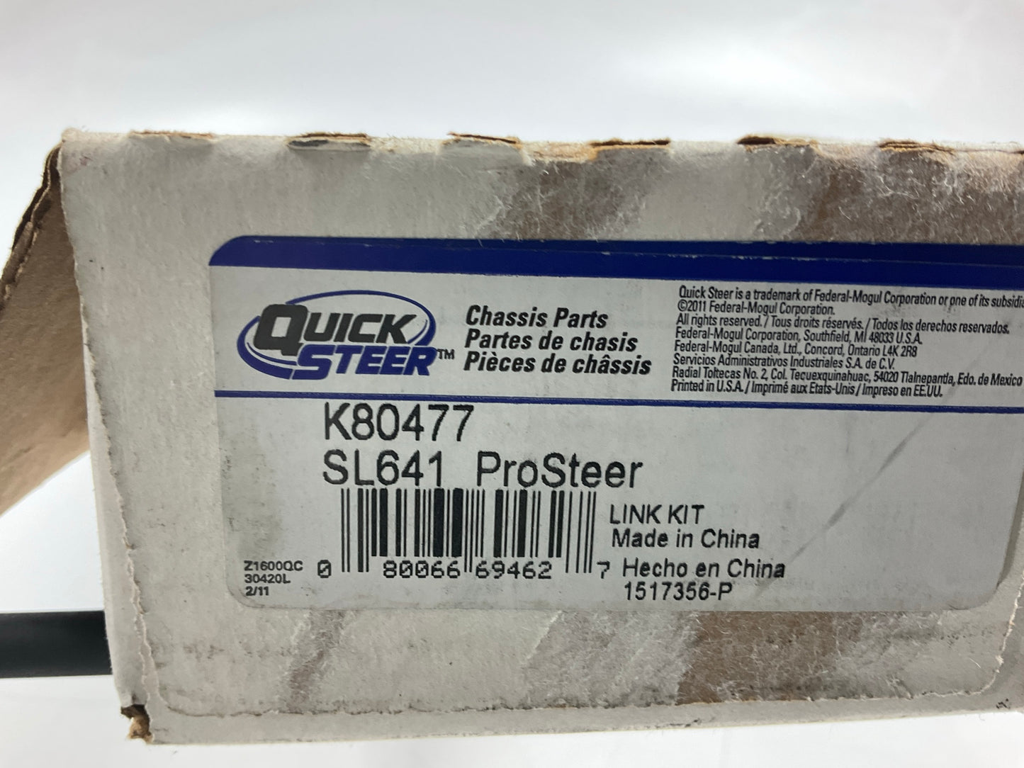 Quick Steer K80477 Front Suspension Stabilizer Sway Bar Link Kit