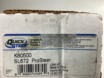 Quick Steer K80500 Front Suspension Stabilizer Sway Bar Link Kit