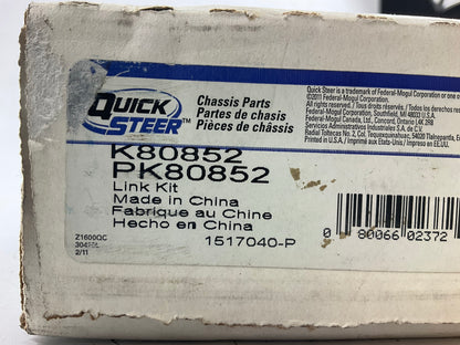 Quick Steer K80852 Front Suspension Stabilizer Sway Bar Link Kit