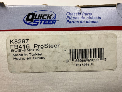 Quick Steer K8297 Suspension Control Arm Bushing Kit. Front Lower