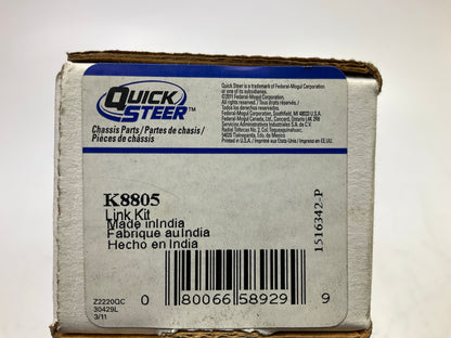 Quick Steer K8805 Rear Suspension Stabilizer Sway Bar Link Kit