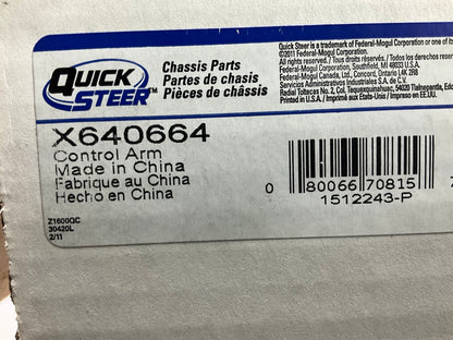 (2) Quick Steer X640664 Suspension Control Arm - Front Lower Rearward