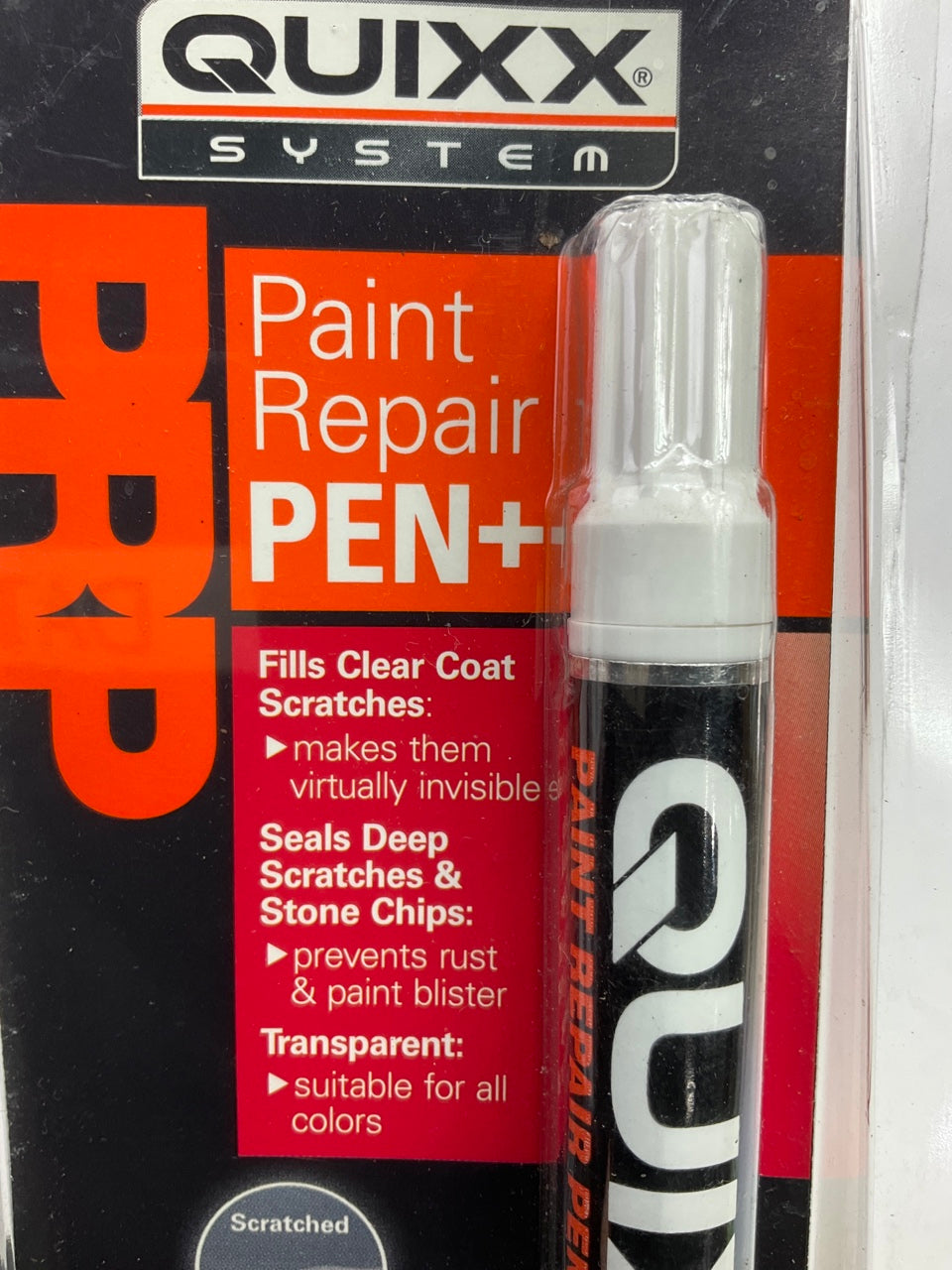 (5) QUIXX 10050 Clear Coat Paint Repair Pen, Fills Damaged Areas W Clear Lacquer