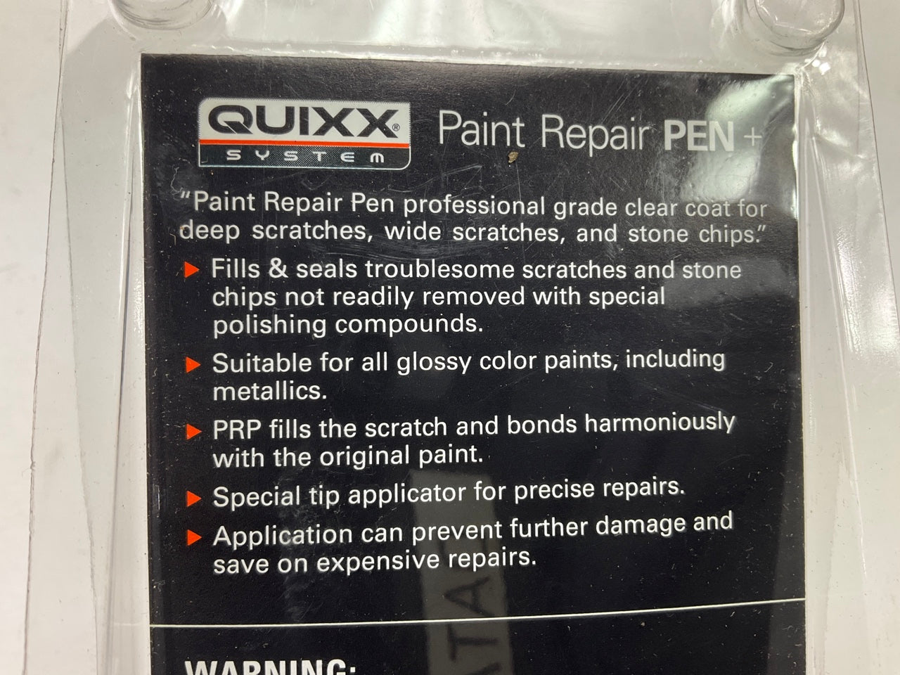 (5) QUIXX 10050 Clear Coat Paint Repair Pen, Fills Damaged Areas W Clear Lacquer