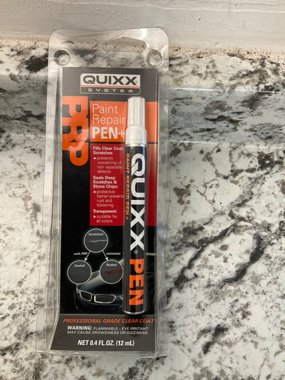 QUIXX 10050 Clear Coat Paint Repair Pen, Fills Damaged Areas With Clear Lacquer