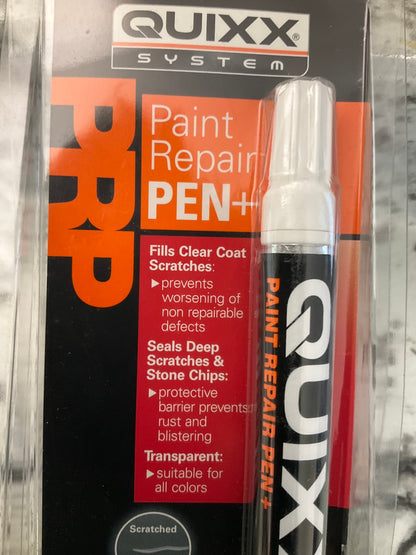QUIXX 10050 Clear Coat Paint Repair Pen, Fills Damaged Areas With Clear Lacquer