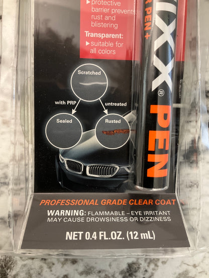 QUIXX 10050 Clear Coat Paint Repair Pen, Fills Damaged Areas With Clear Lacquer