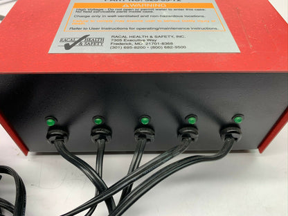 Used RACAL HEALTH&SAFETY 5-Unit Charging Station 520-03-72 Model YL7330.