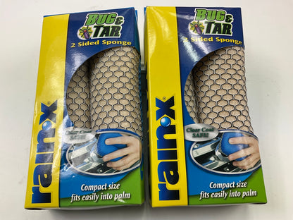 (2) Rain-x 45122X 2-Sided Automotive Bug Grime And Tar Sponge