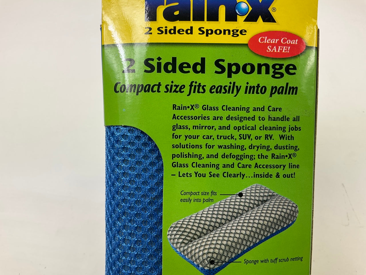 (2) Rain-x 45122X 2-Sided Automotive Bug Grime And Tar Sponge