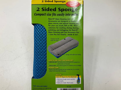 (6) Rain-x 45122X 2-Sided Automotive Bug Grime And Tar Car Wash Cleaning Sponge