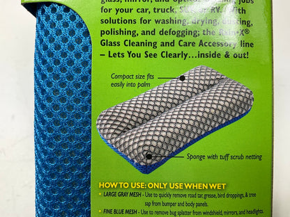 (6) Rain-x 45122X 2-Sided Automotive Bug Grime And Tar Car Wash Cleaning Sponge