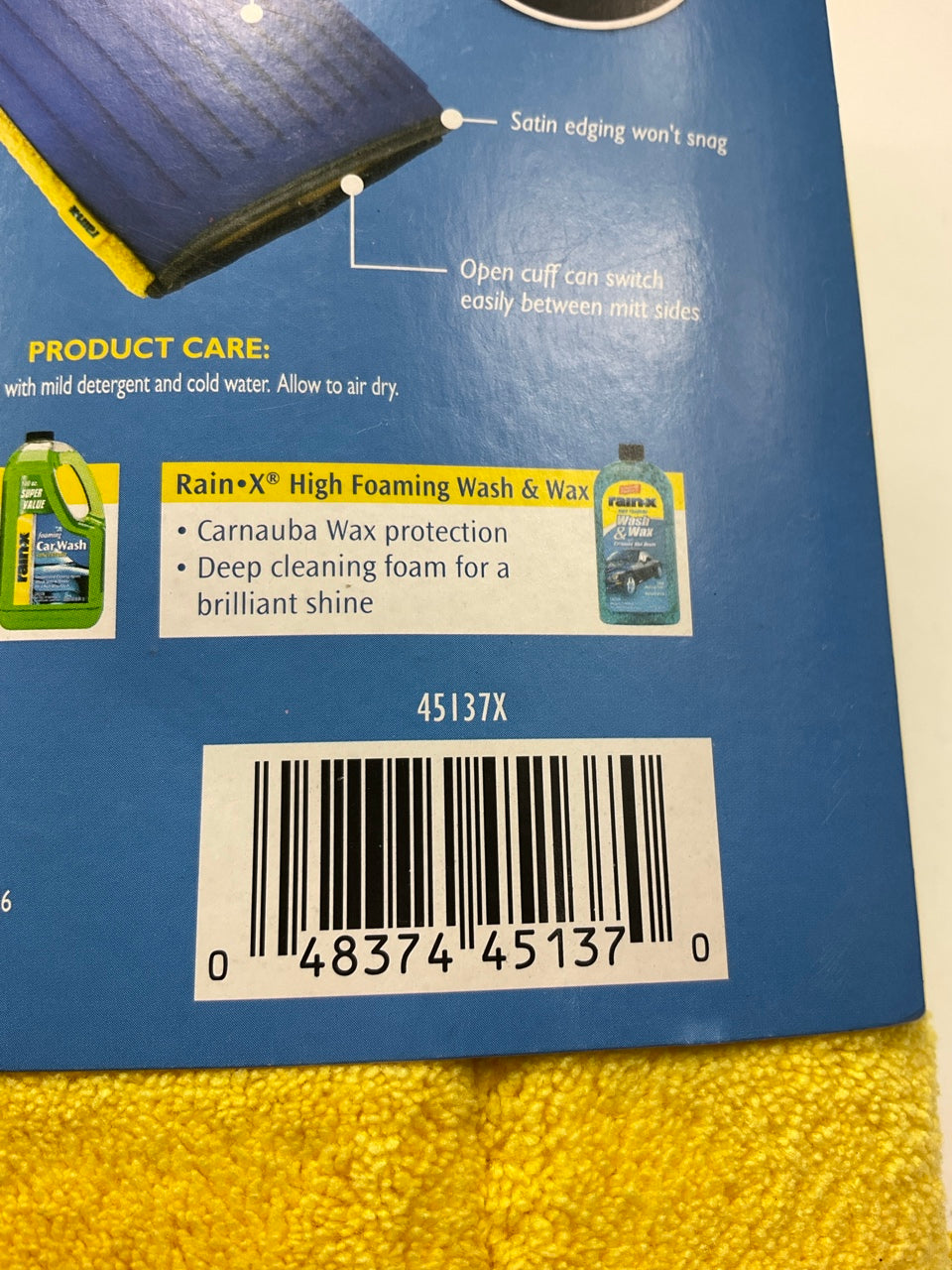 Rain-X 45137X Swiper Pro Car Detailing Drying Mitt, Microfiber