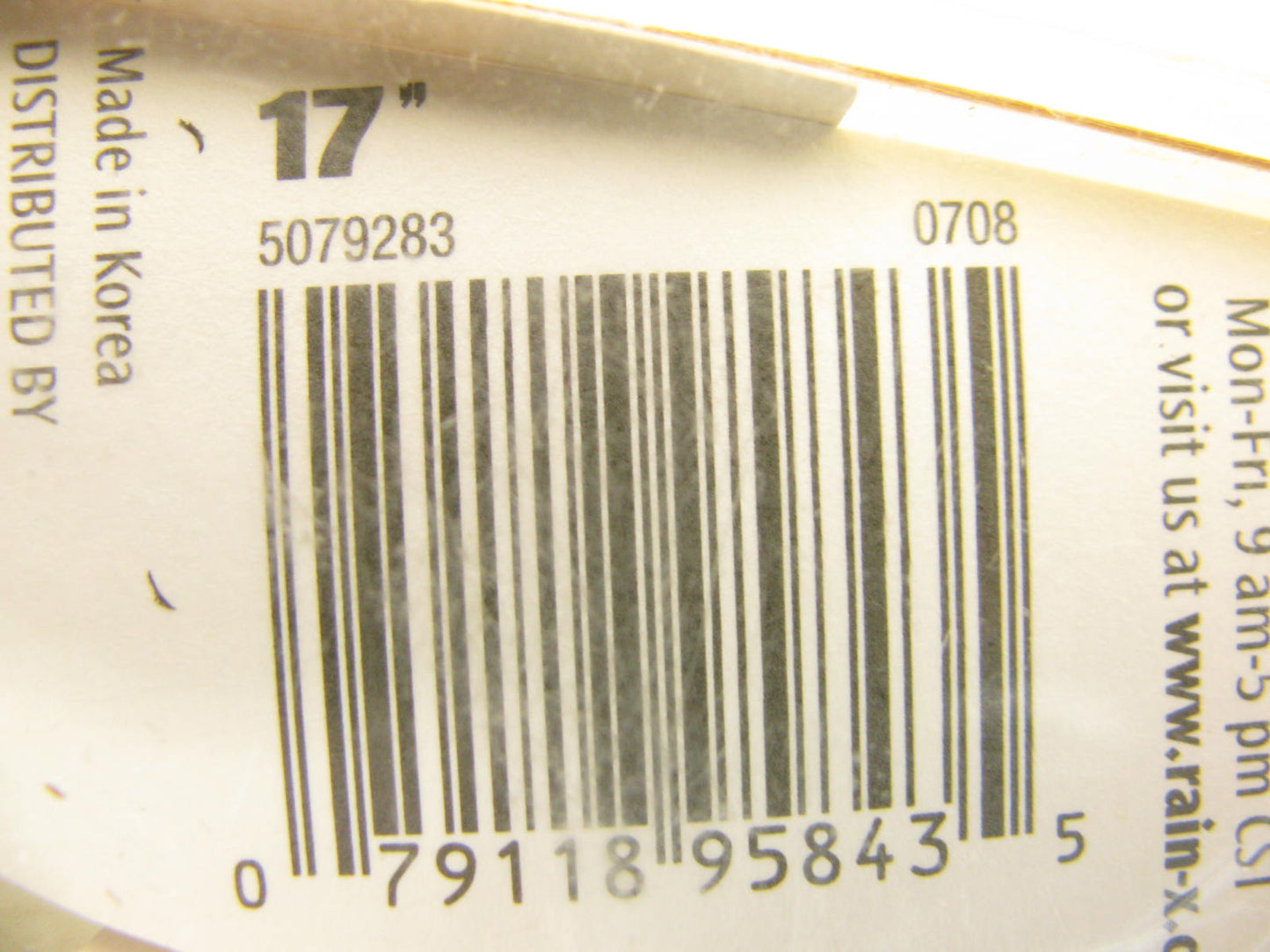 Rain-x 5079283 17'' Windshield Wiper Blade