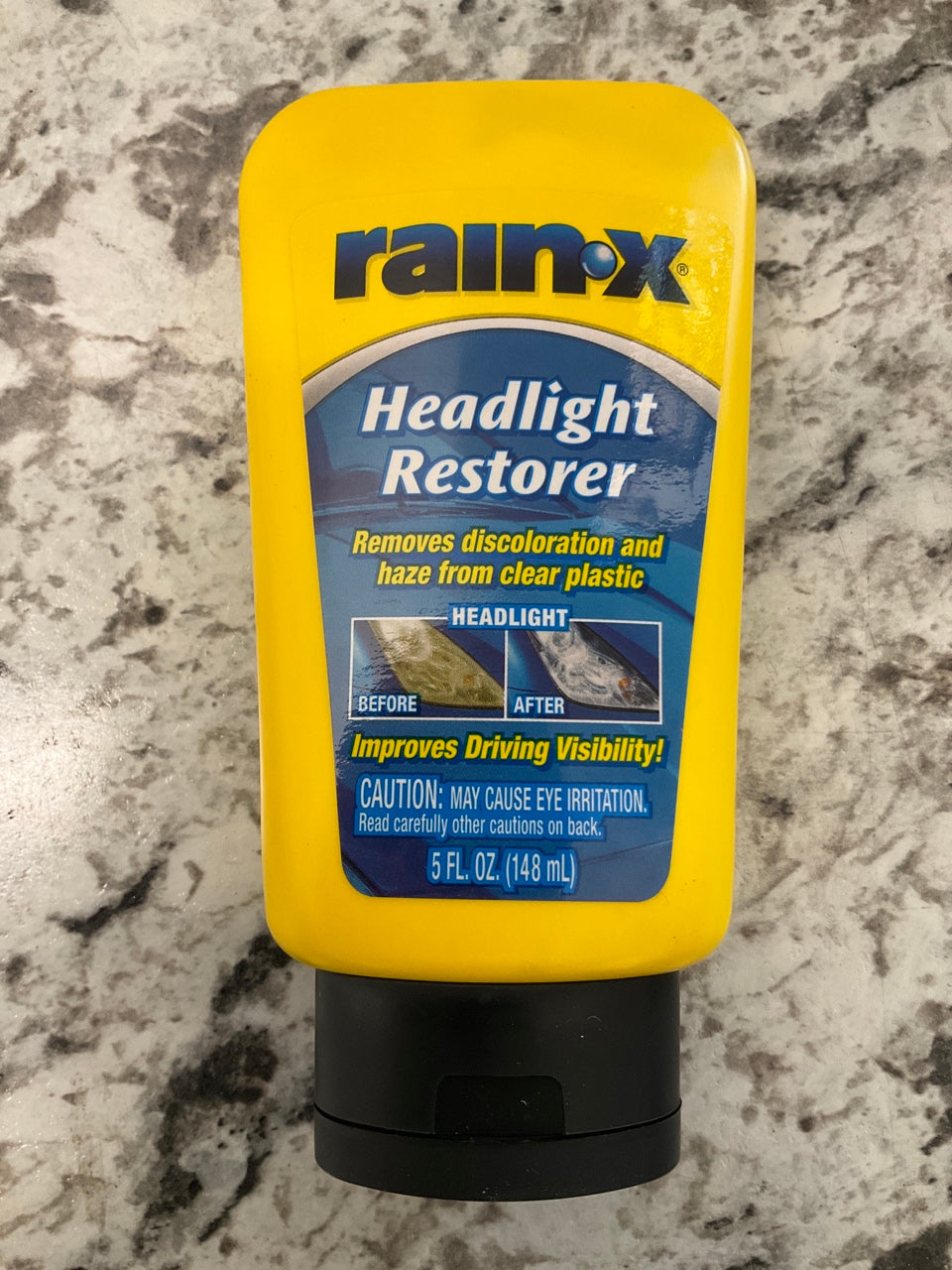 Rain-X 800001809 Headlight Head Light & Plastic Restoration Polish Kit Restorer