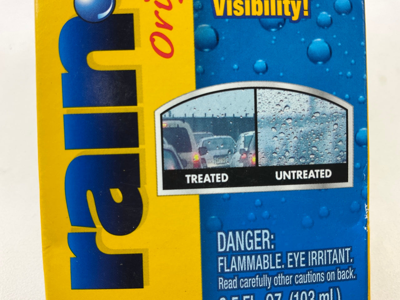 (5) Rain-x 800002245 Glass Treatment Clear Water Repellent, 3.5 Oz Bottles