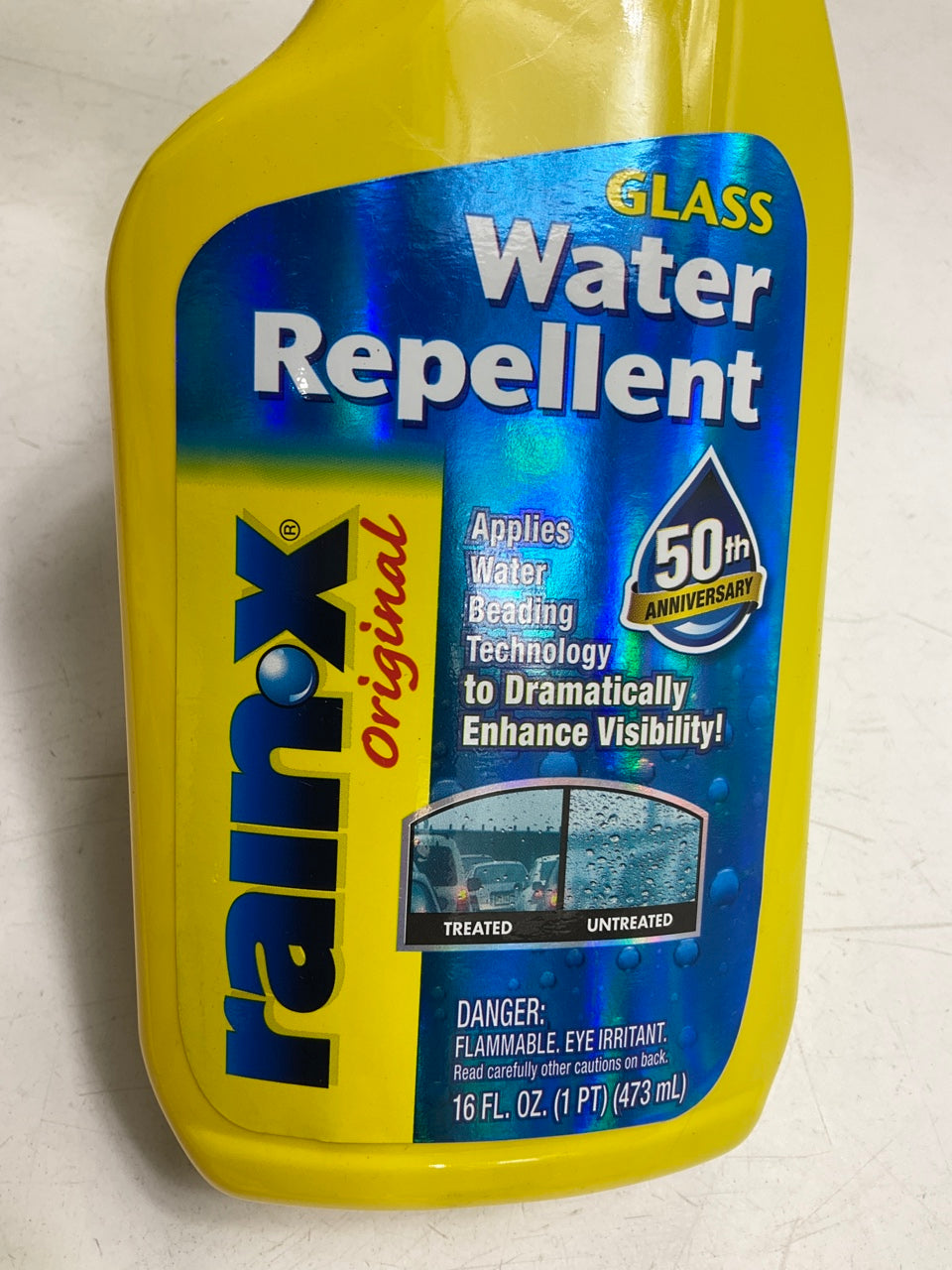 (2) Rain-x 800002250-2 Glass Care & Water Repellent Treatment Spray - 16 FL. OZ