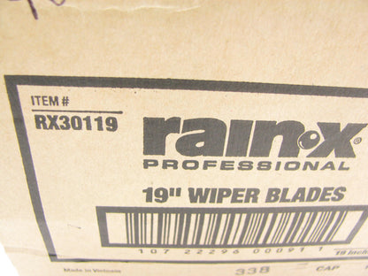 Rain-X RX30119 Windshield Wiper Blade, 19''