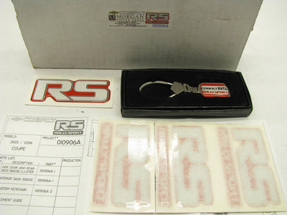 Morgan Design 010906A RS Rally Sport Decals And Keychain 2005-06 Chevy Cobalt