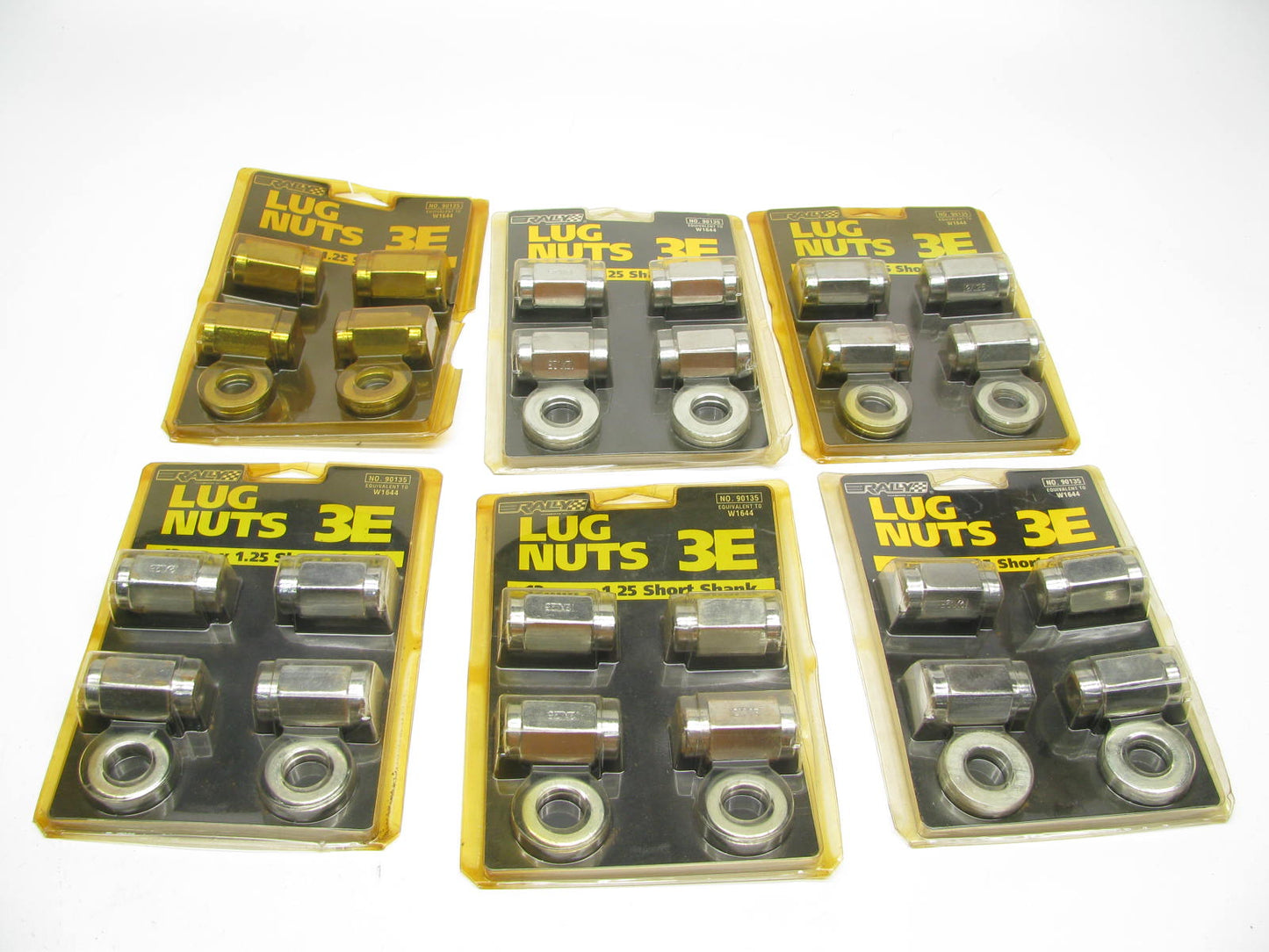 (24) Rally 90135 12MM X 1.25 SHORT SHANK Wheel Lugs Nuts W1644