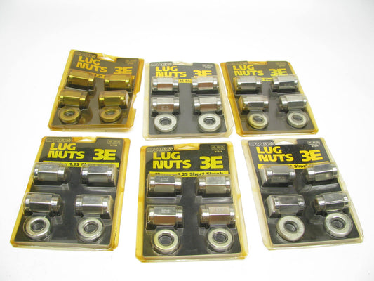 (24) Rally 90135 12MM X 1.25 SHORT SHANK Wheel Lugs Nuts W1644