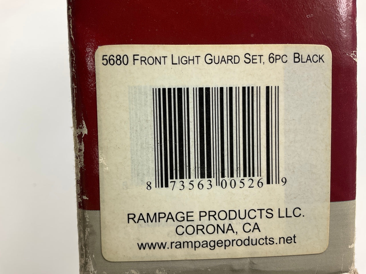 Rampage 5680 Euro Headlight Guard 6-PCs Front Light Cover Kit For 97-06 Wrangler