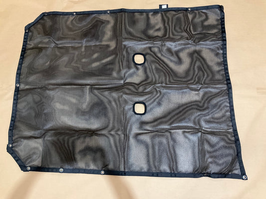 Rampage 90635 Extended Mesh Shade Top For 2007-2018 Jeep Wrangler JK - Black