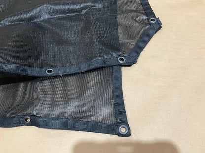 Rampage 90635 Extended Mesh Shade Top For 2007-2018 Jeep Wrangler JK - Black