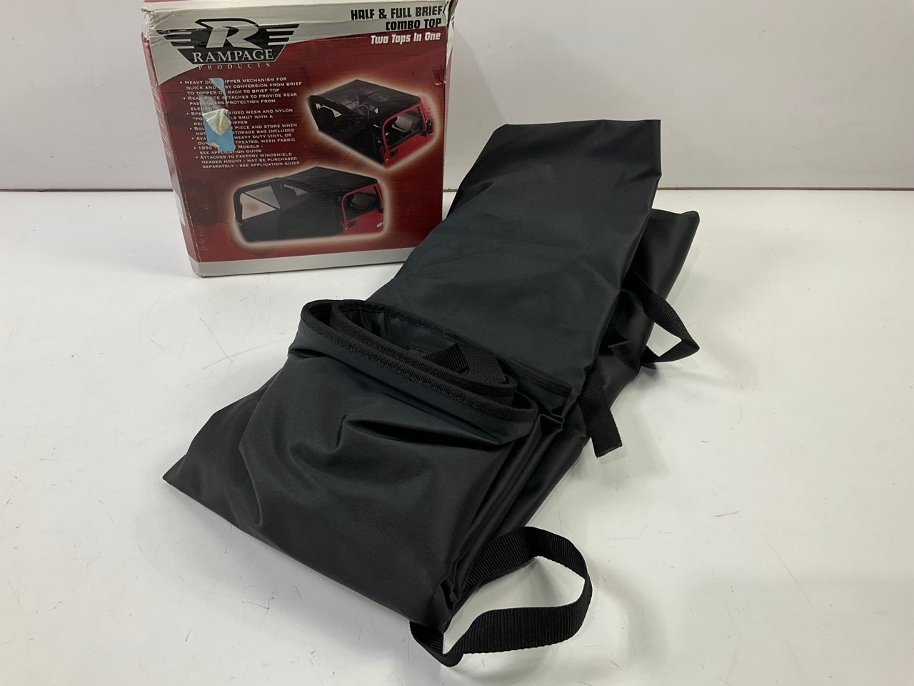 Rampage 94015 Half & Full Combo Soft Top Brief For 1992-1995 Jeep Wrangler TJ