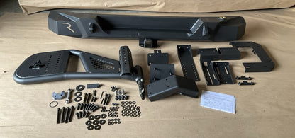 Rampage 99606 Trailguard Rear Bumper W/ Tire Carrier For 07-17 Jeep Wrangler JK