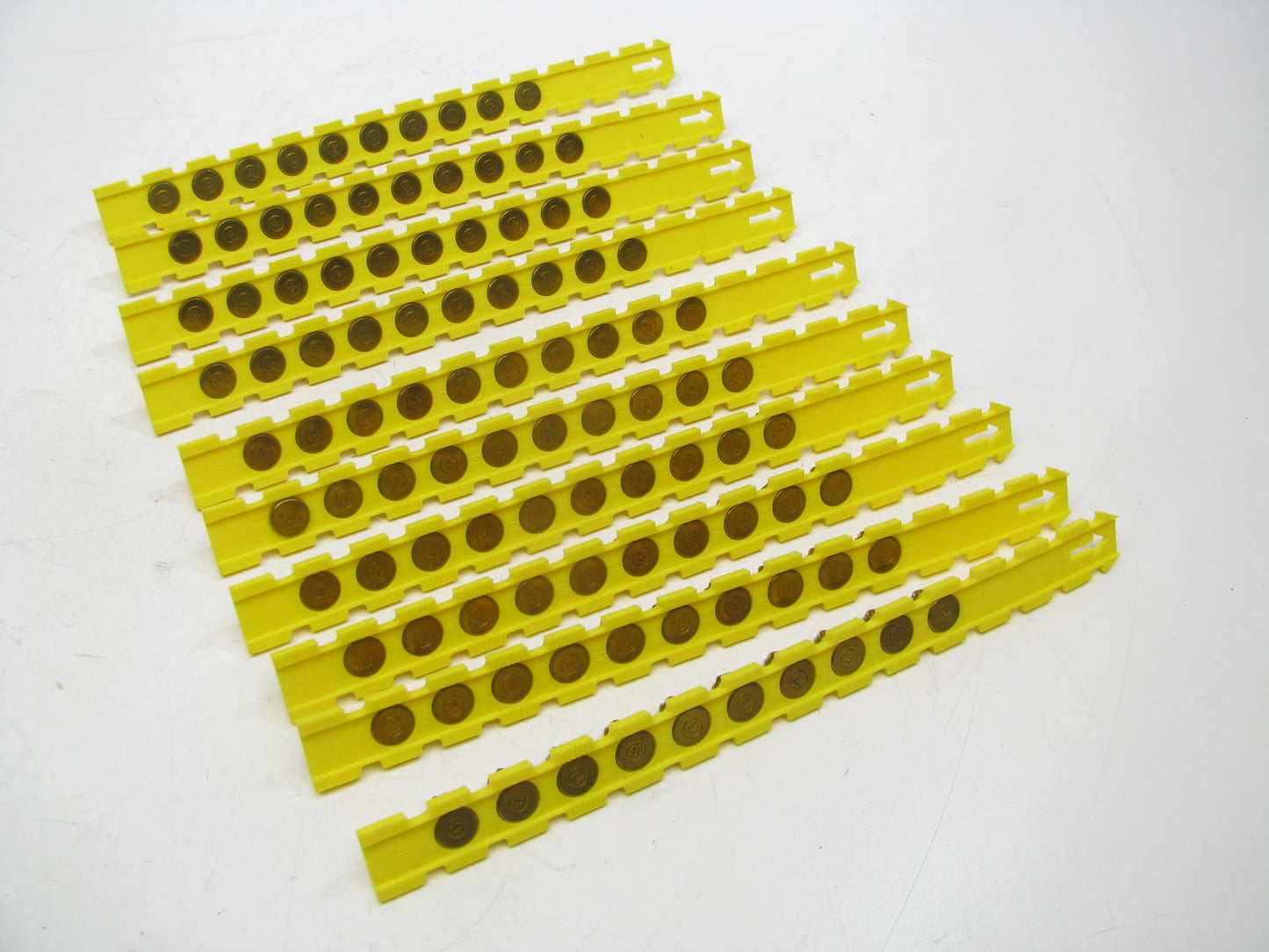 4RS27 Yellow .27 Caliber Load Strip - 10 Strips Of 10 - 100 Total For Ramset