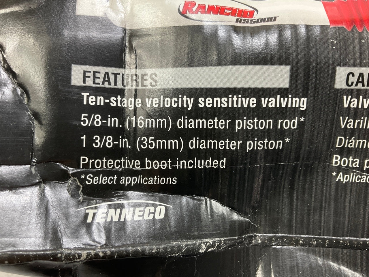 Rancho RS5412 Front Performance Shock