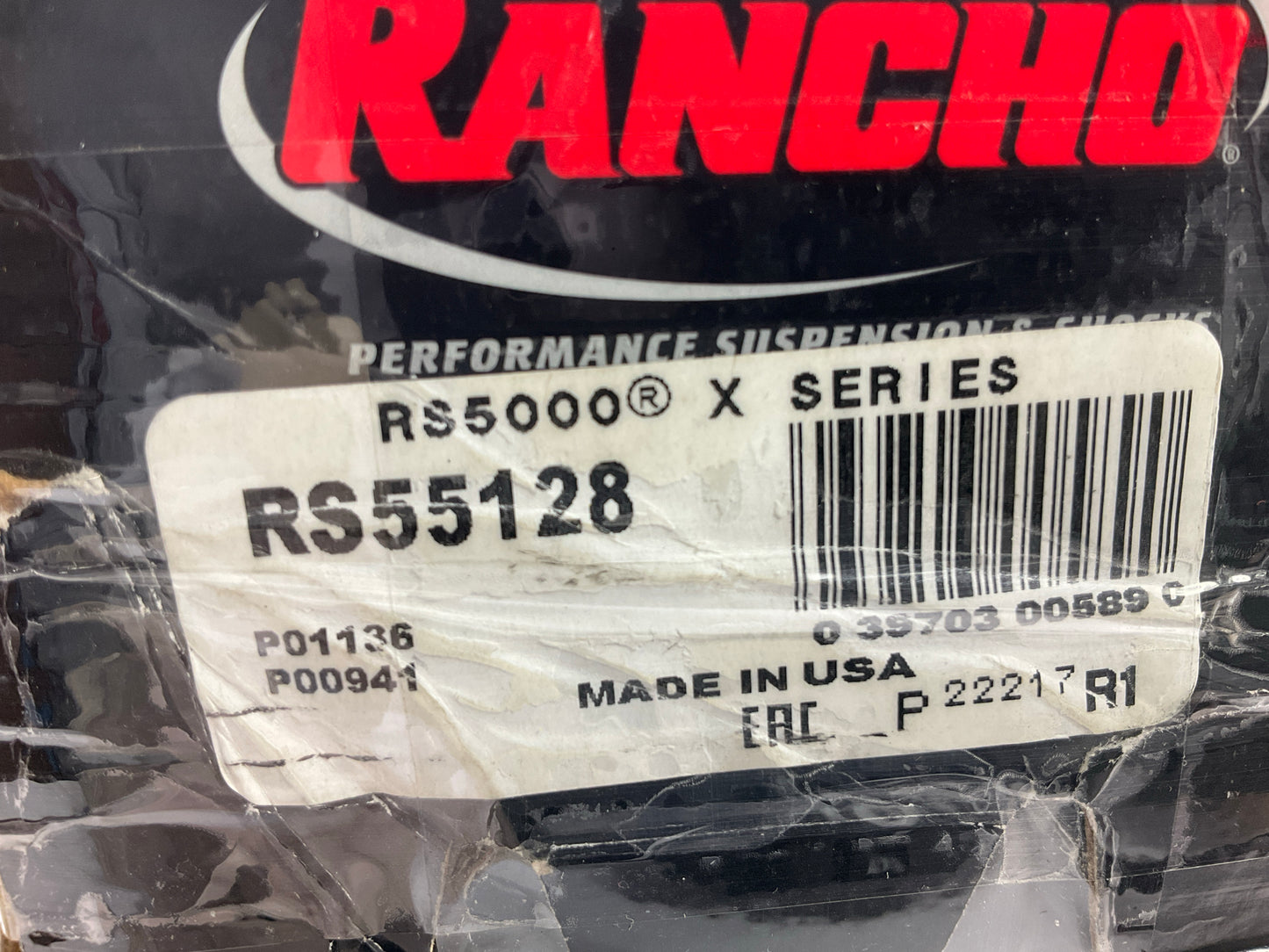 (2) Rancho RS55128 Front Performance Shocks
